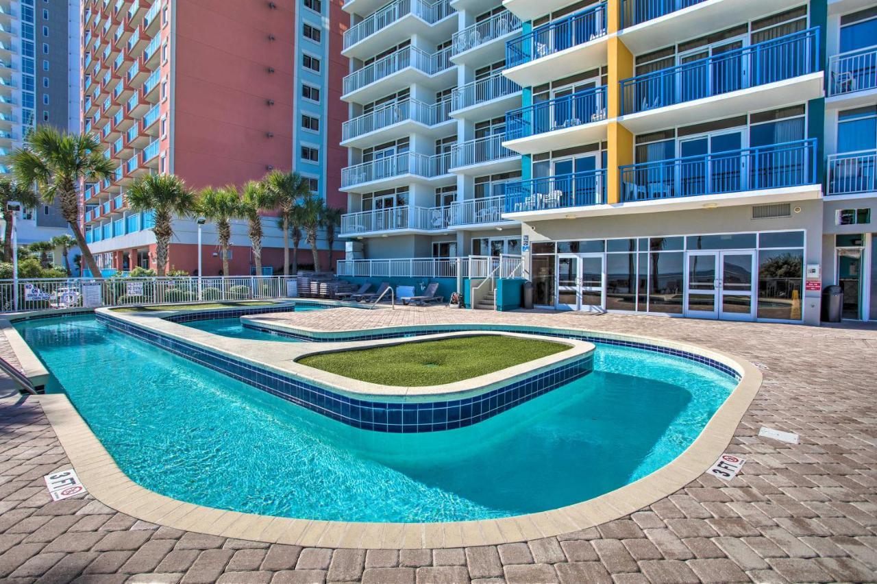 Oceanfront Condo With Huge Balcony Walk To Skywheel Myrtle Beach Exteriér fotografie