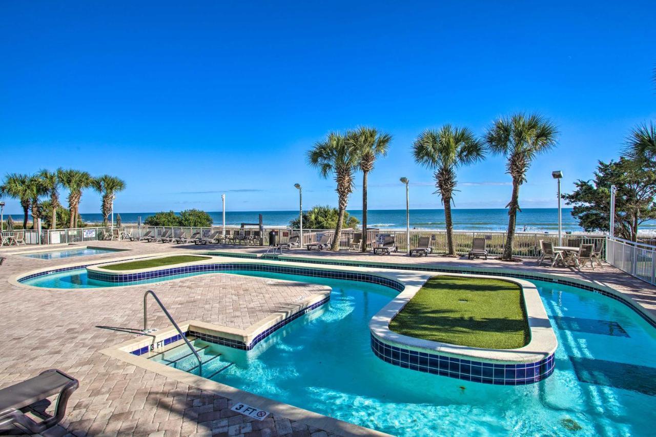 Oceanfront Condo With Huge Balcony Walk To Skywheel Myrtle Beach Exteriér fotografie