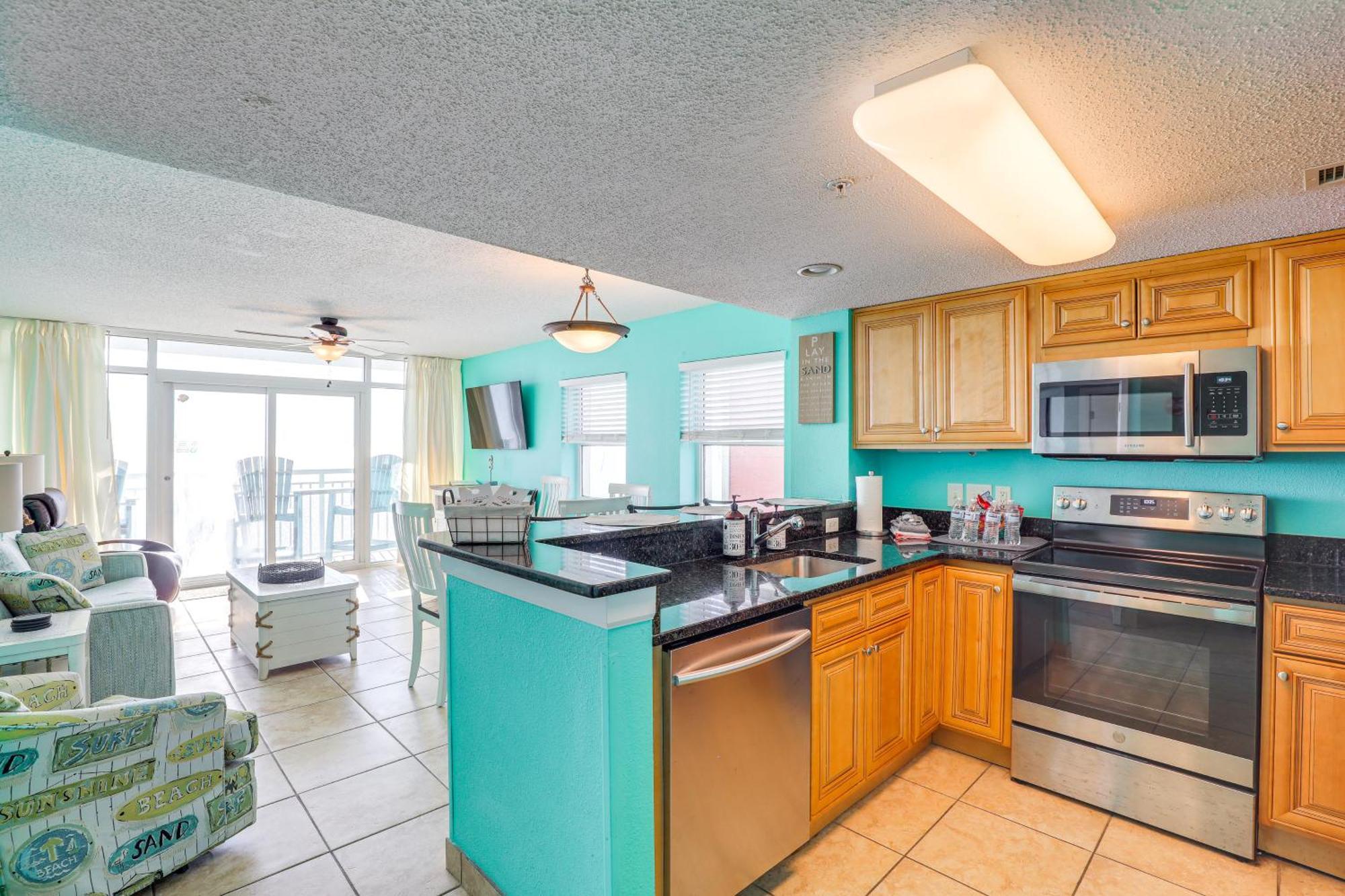 Oceanfront Condo With Huge Balcony Walk To Skywheel Myrtle Beach Exteriér fotografie