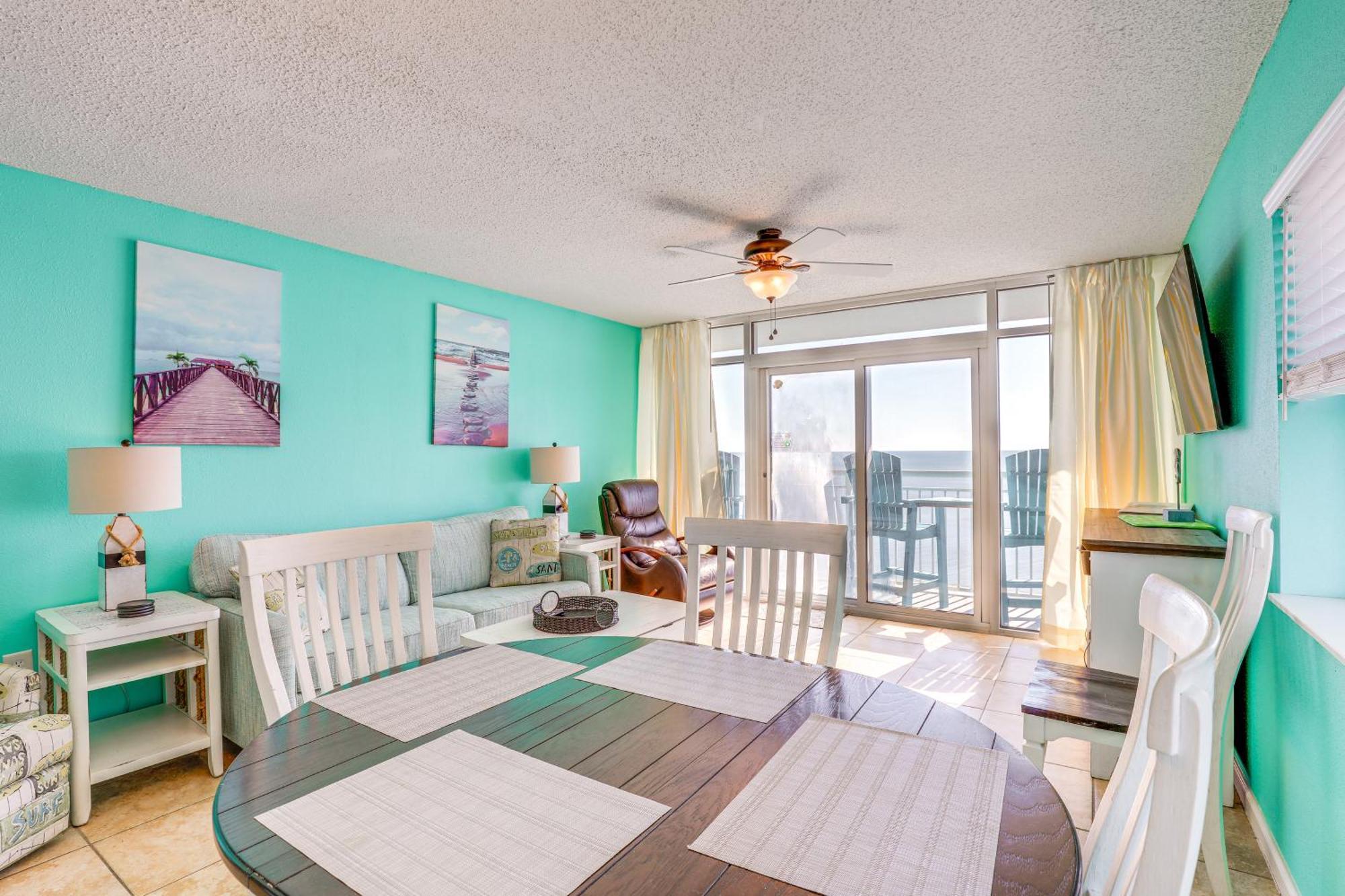 Oceanfront Condo With Huge Balcony Walk To Skywheel Myrtle Beach Exteriér fotografie